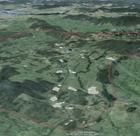 Looking NE into the Beechworth region