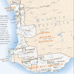 Wine Map of Western Australia