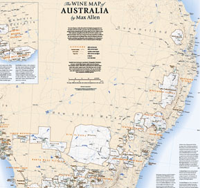 The Wine Map of Australia by Max Allen