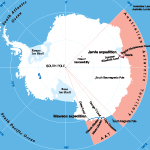 Map of Antarctica of Mawson