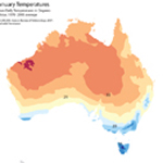 Australia climate map