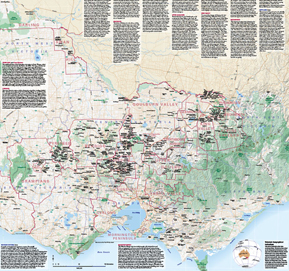 The Wine Map of Victoria by Max Allen