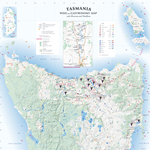 Tasmania Wine & Gastronomy Map 