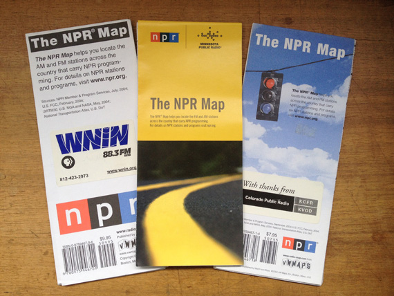 Three covers for The NPR Map. 